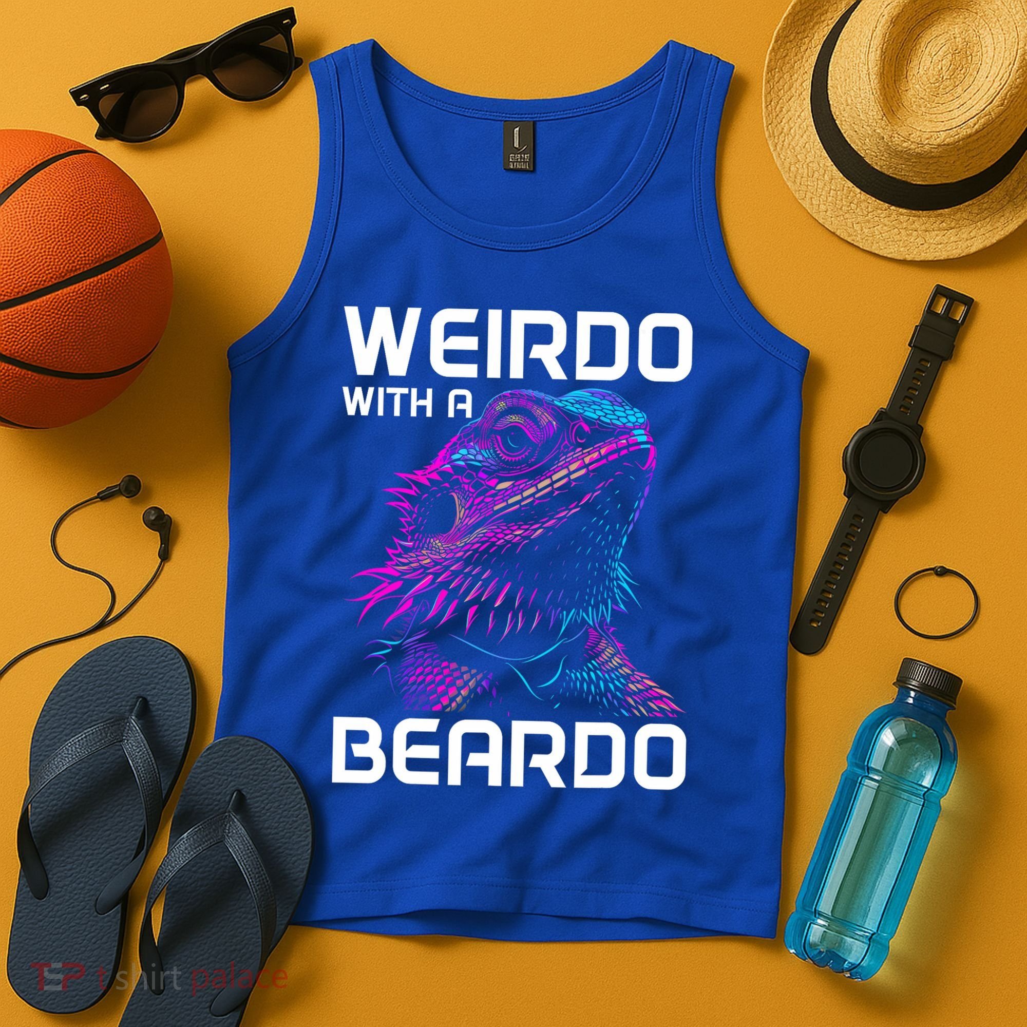 Bearded Dragon Funny Reptile Lover Tank Top