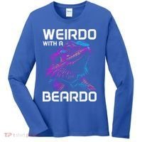Bearded Dragon Funny Reptile Lover Women's Long Sleeve Shirt thumb 0