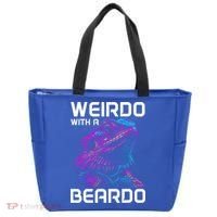 Bearded Dragon Funny Reptile Lover Tote Bag thumb 0