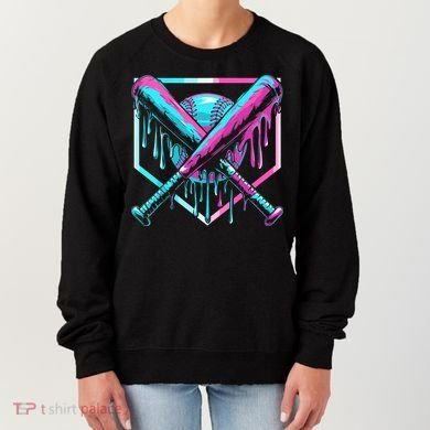 Baseball Drip For Ice Cream Drip Women's Sweatshirt