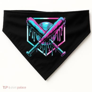 Baseball Drip For Ice Cream Drip USA-Made Doggie Bandana