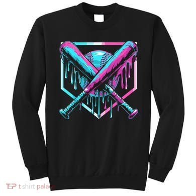 Baseball Drip For Ice Cream Drip Sweatshirt