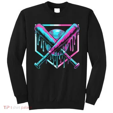 Baseball Drip For Ice Cream Drip Sweatshirt