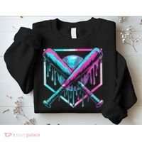 Baseball Drip For Ice Cream Drip Sweatshirt thumb 2