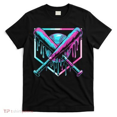 Baseball Drip For Ice Cream Drip T-Shirt