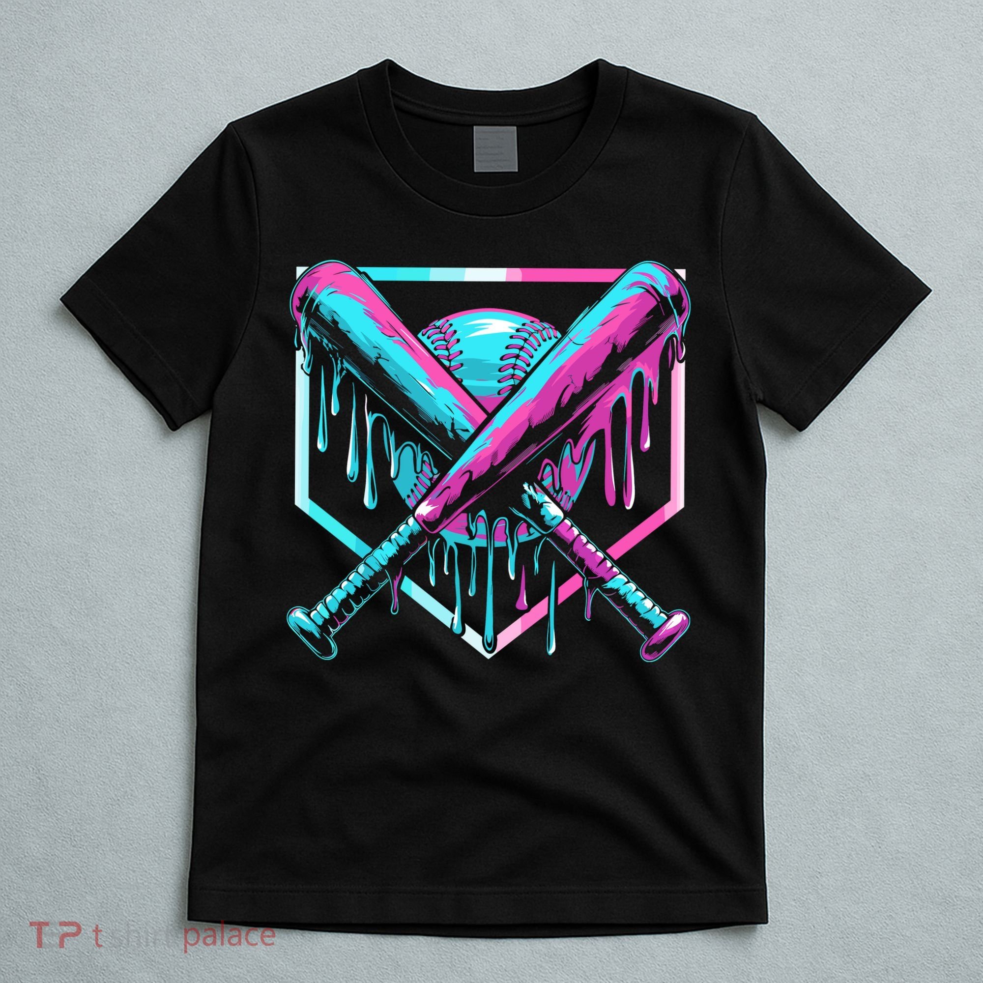 Baseball Drip For Ice Cream Drip T-Shirt