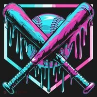 Baseball Drip For Ice Cream Drip Backpack thumb 2