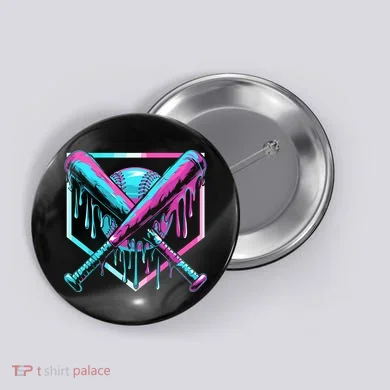 Baseball Drip For Ice Cream Drip Button
