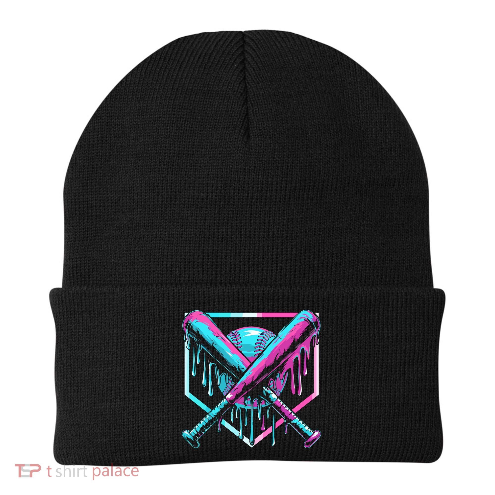 Baseball Drip For Ice Cream Drip Beanie
