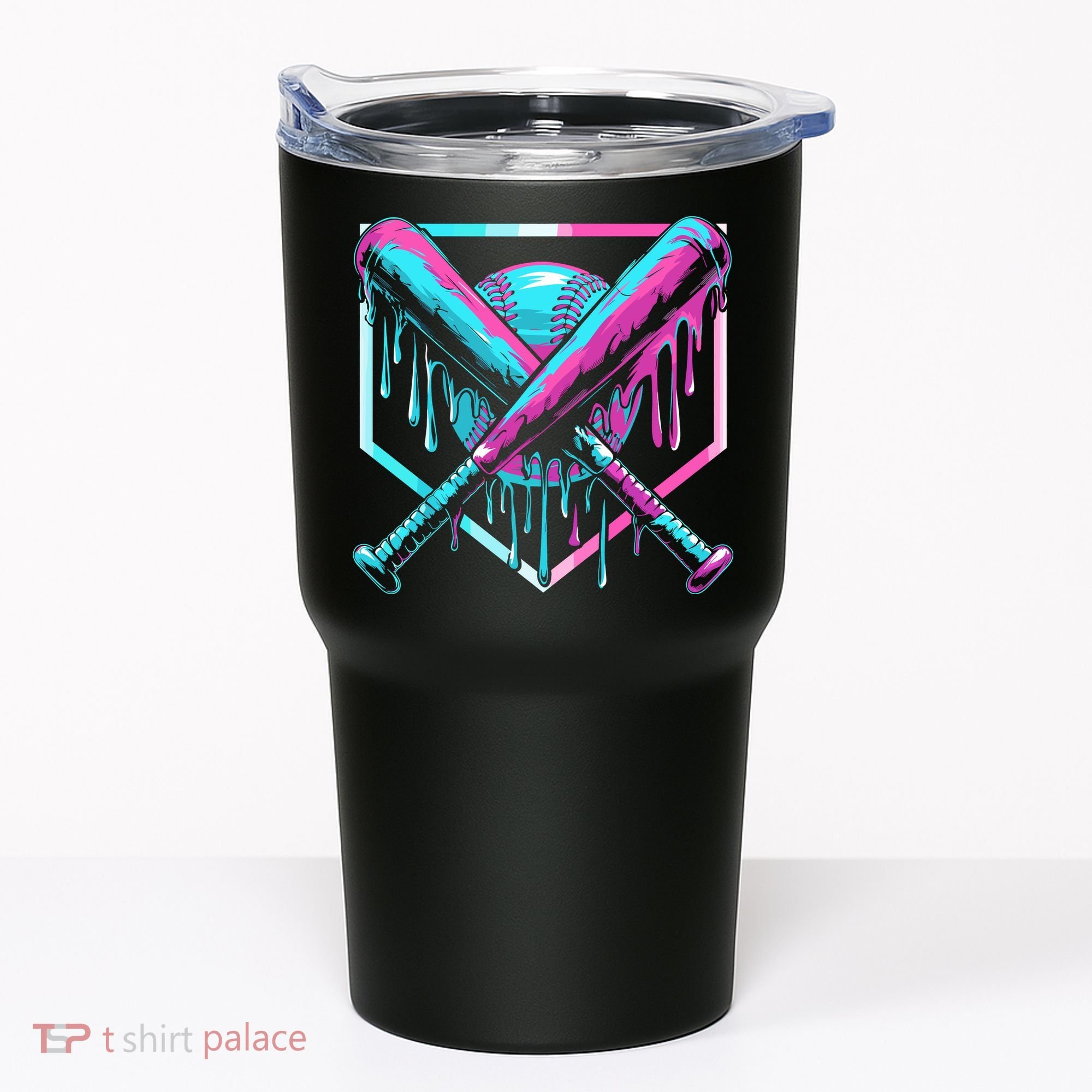 Baseball Drip For Ice Cream Drip Tumbler