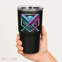 Baseball Drip For Ice Cream Drip Tumbler thumb 2
