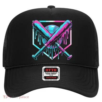 Baseball Drip For Ice Cream Drip Hat