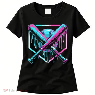 Baseball Drip For Ice Cream Drip Women's T-Shirt