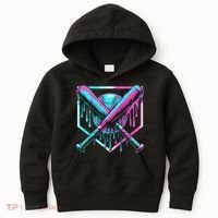 Baseball Drip For Ice Cream Drip Kids Hoodie thumb 0