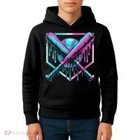 Baseball Drip For Ice Cream Drip Kids Hoodie thumb 4