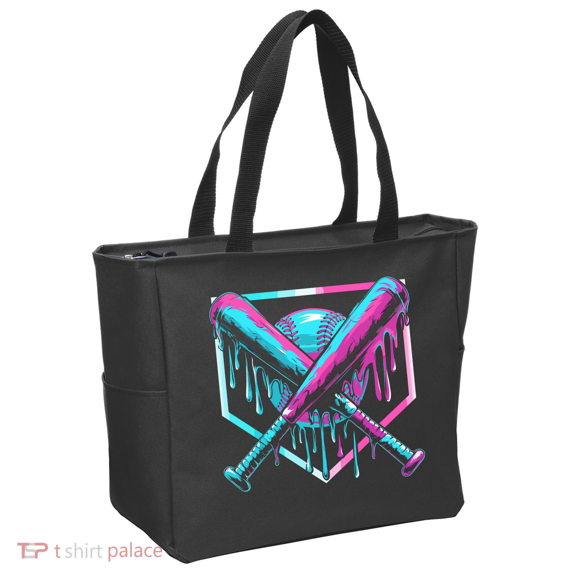Baseball Drip For Ice Cream Drip Tote Bag