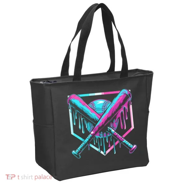 Baseball Drip For Ice Cream Drip Tote Bag