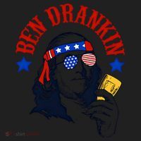Ben Drankin Funny Fourth Of July 4th Of July Ben Drinking Patry Women's Sweatshirt thumb 2