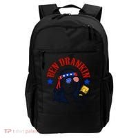 Ben Drankin Funny Fourth Of July 4th Of July Ben Drinking Patry Backpack thumb 0