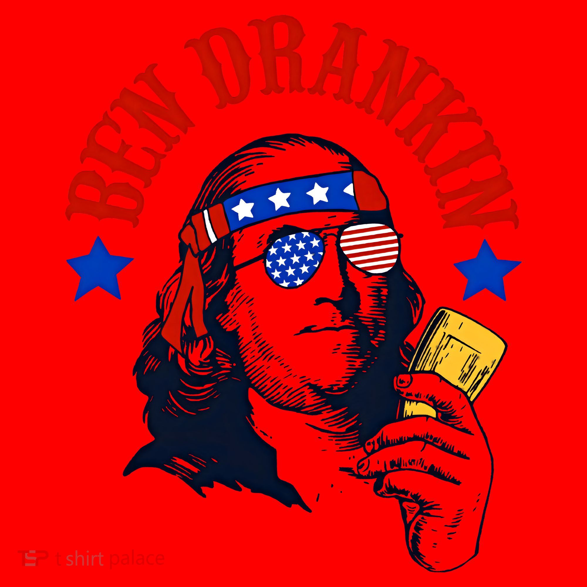 Ben Drankin Funny Fourth Of July 4th Of July Ben Drinking Patry Santa Hat