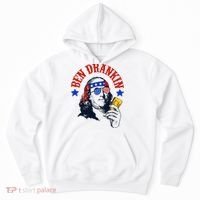 Ben Drankin Funny Fourth Of July 4th Of July Ben Drinking Patry Hoodie thumb 0