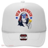 Ben Drankin Funny Fourth Of July 4th Of July Ben Drinking Patry Hat thumb 0