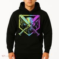 Baseball Drip For Ice Cream Drip Baseball Hoodie thumb 2