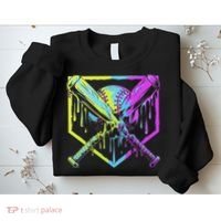 Baseball Drip For Ice Cream Drip Baseball Sweatshirt thumb 2