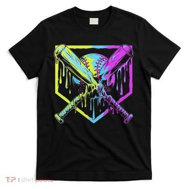 Baseball Drip For Ice Cream Drip Baseball T-Shirt