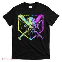 Baseball Drip For Ice Cream Drip Baseball T-Shirt thumb 0
