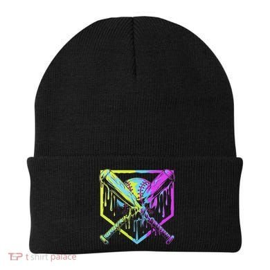 Baseball Drip For Ice Cream Drip Baseball Beanie
