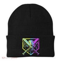 Baseball Drip For Ice Cream Drip Baseball Beanie thumb 0