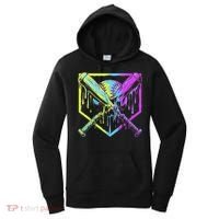 Baseball Drip For Ice Cream Drip Baseball Women's Hoodie thumb 0