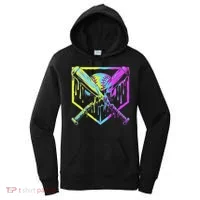 Baseball Drip For Ice Cream Drip Baseball Women's Hoodie thumb 0