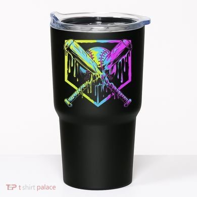 Baseball Drip For Ice Cream Drip Baseball Tumbler