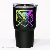 Baseball Drip For Ice Cream Drip Baseball Tumbler thumb 0