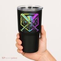 Baseball Drip For Ice Cream Drip Baseball Tumbler thumb 2