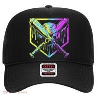 Baseball Drip For Ice Cream Drip Baseball Hat thumb 0