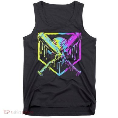 Baseball Drip For Ice Cream Drip Baseball Tank Top