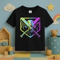 Baseball Drip For Ice Cream Drip Baseball Toddler T-Shirt thumb 3