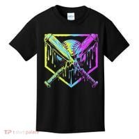 Baseball Drip For Ice Cream Drip Baseball Kids T-Shirt thumb 0