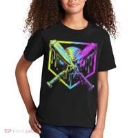 Baseball Drip For Ice Cream Drip Baseball Kids T-Shirt thumb 2