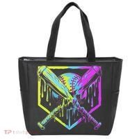Baseball Drip For Ice Cream Drip Baseball Tote Bag thumb 0