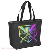 Baseball Drip For Ice Cream Drip Baseball Tote Bag thumb 2