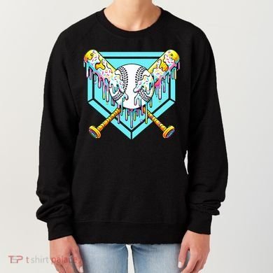 Baseball Drip For Ice Cream Drip Yout.h Baseball Women's Sweatshirt