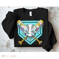 Baseball Drip For Ice Cream Drip Yout.h Baseball Sweatshirt thumb 2