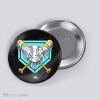 Baseball Drip For Ice Cream Drip Yout.h Baseball Button thumb 0