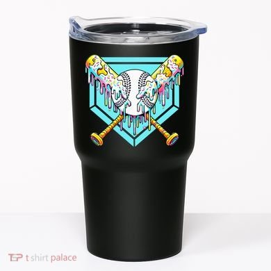 Baseball Drip For Ice Cream Drip Yout.h Baseball Tumbler