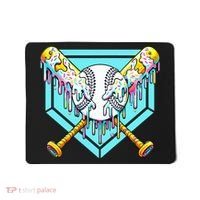 Baseball Drip For Ice Cream Drip Yout.h Baseball Mousepad thumb 0