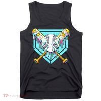 Baseball Drip For Ice Cream Drip Yout.h Baseball Tank Top thumb 0